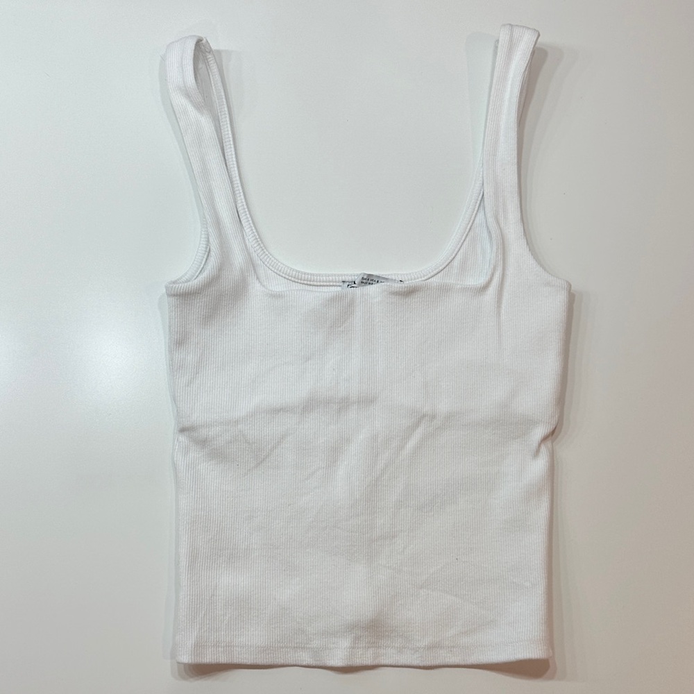 Zara Classic White Tank Top